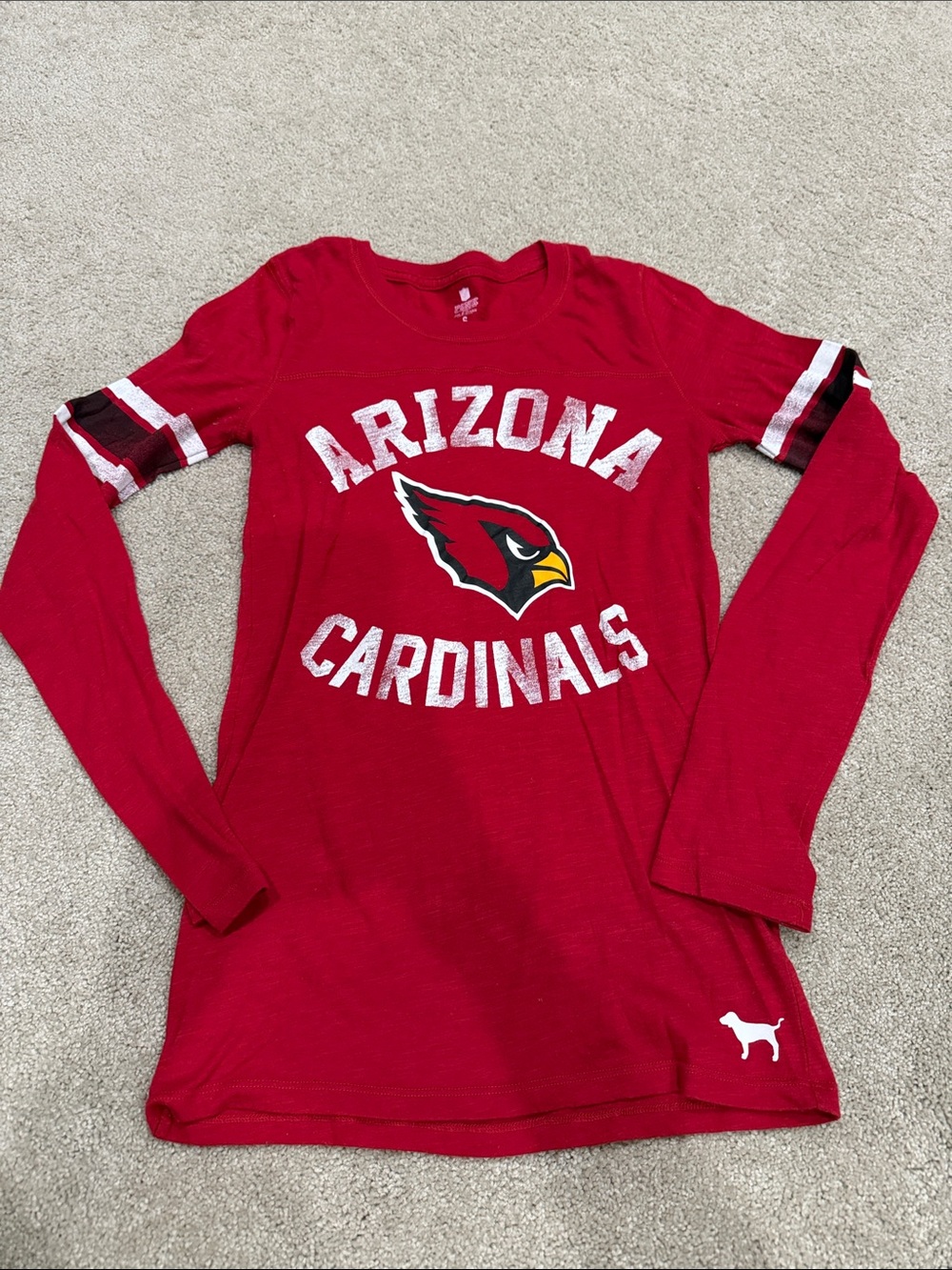 Red Arizona Cardinals Long-Sleeve Tee